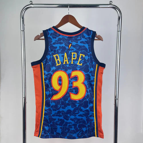 GOLDEN STATE WARRIORS EDICIÓN BAPE AZUL (RETRO)