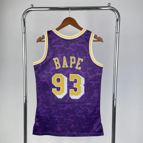 LOS ANGELES LAKERS EDICIÓN ESPECIAL BAPE PÚRPURA (RETRO)