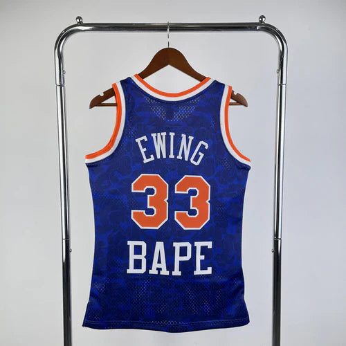 NEW YORK KNICKS EDICIÓN ESPECIAL BAPE AZUL (RETRO)